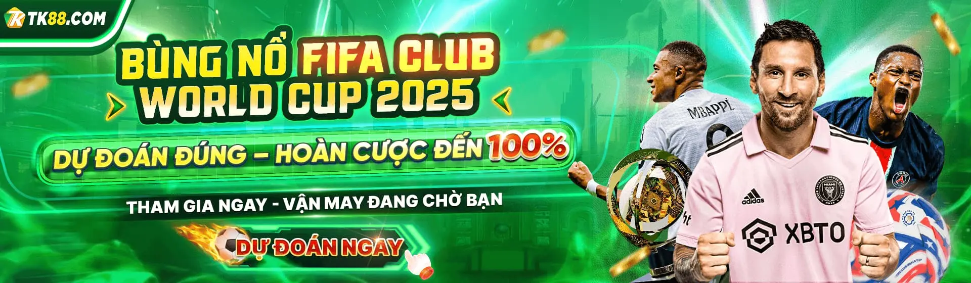 Bùng nổ FIFA Club World Cup 2025 cùng TK88