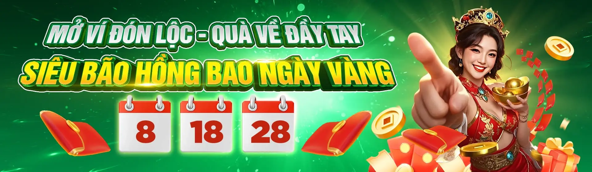 Sự kiện siêu hồng bao ngày vàng tại TK88